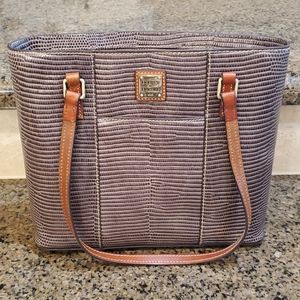 Embossed Lizard small Lexington tote